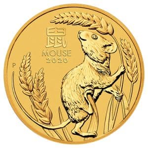 Imagen del producto1/20 oz Gold Mouse 2020, Lunar Series III