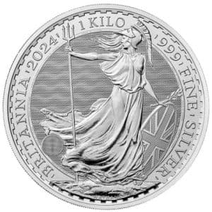 Imagen del producto1 kg Silbermünze Britannia 2024
