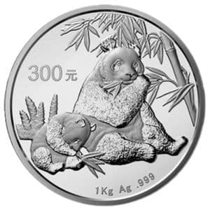 Imagen del producto1 kg Silbermünze China Panda 2007