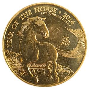 Imagen del producto1 oz Gold Horse 2014, Lunar Series UK