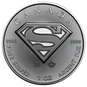 Imagen del producto1 oz Silver Coin Superman Canada 2016