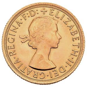 Imagen del producto1 Pound Gold Sovereign, Elizabeth II Ribbon