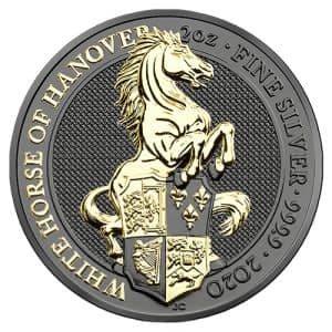 Imagen del producto2 oz Silver White Horse of Hanover 2020, Art Color Collection