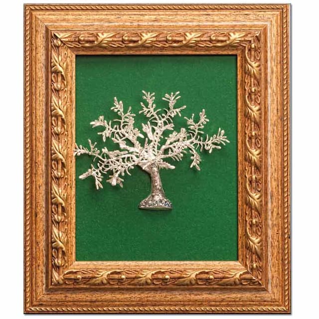 Imagen del productoCUADRO OLIVO PLATEADO - 30X35