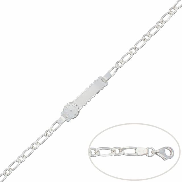 Imagen del productoPULSERA PLATA 925MM RELOJ - 17.50CM