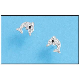 Imagen del productoPENDIENTE PLATA 925MM DELFIN CIRCONITAS