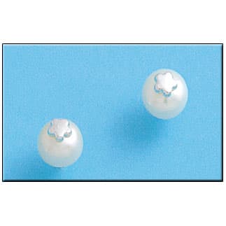 Imagen del productoPENDIENTE PLATA 925MM FLOR PERLA