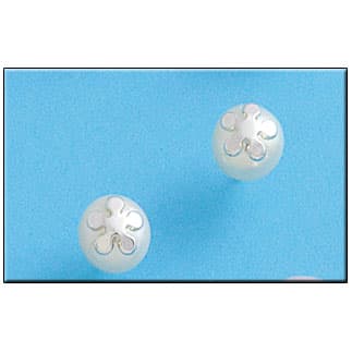 Imagen del productoPENDIENTE PLATA 925MM FLOR PERLA