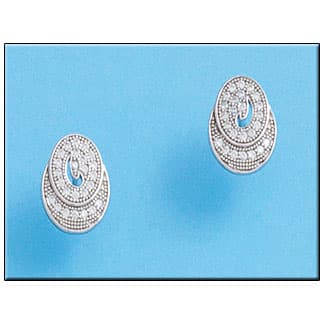 Imagen del productoPENDIENTES PLATA 925MM OVALADO CIRCONITAS