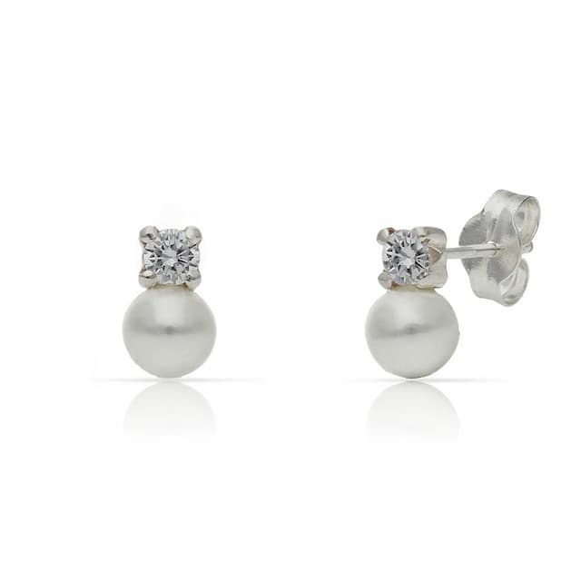 Imagen del productoPENDIENTES PLATA 925MM PERLAS