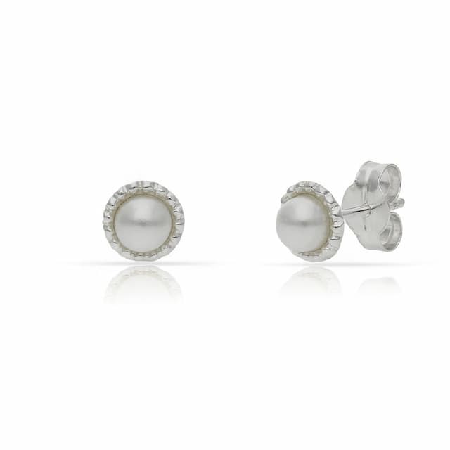 Imagen del productoPENDIENTES PLATA 925MM PERLAS - 5.50MM