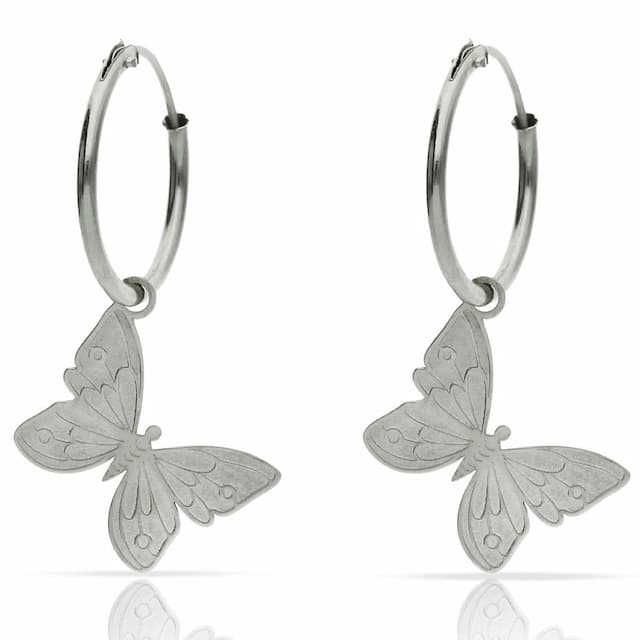 Imagen del productoAROS PLATA 925MM MARIPOSA - 12MM
