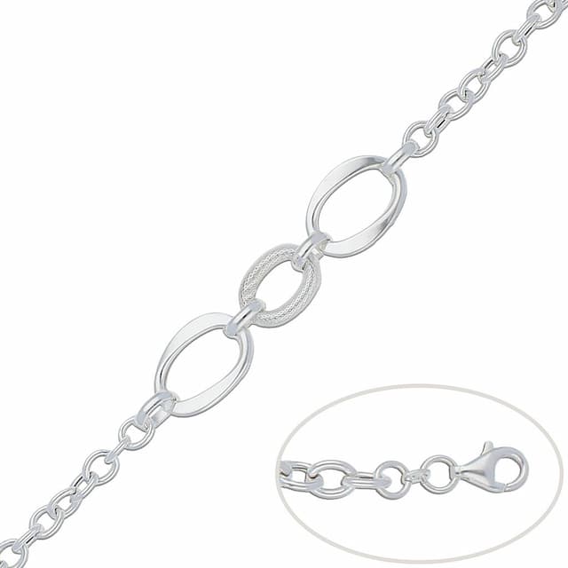 Imagen del productoPULSERA ESLABONES PLATA 925MM