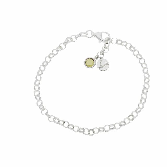 Imagen del productoPULSERA MI HISTORIA PLATA 925MM - VERDE