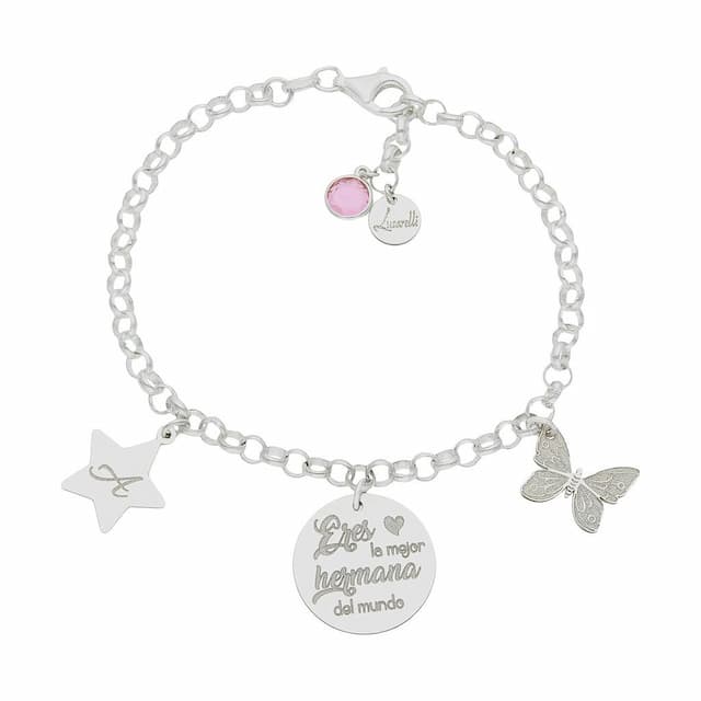 Imagen del productoPULSERA MI HISTORIA PLATA 925MM HERMANA
