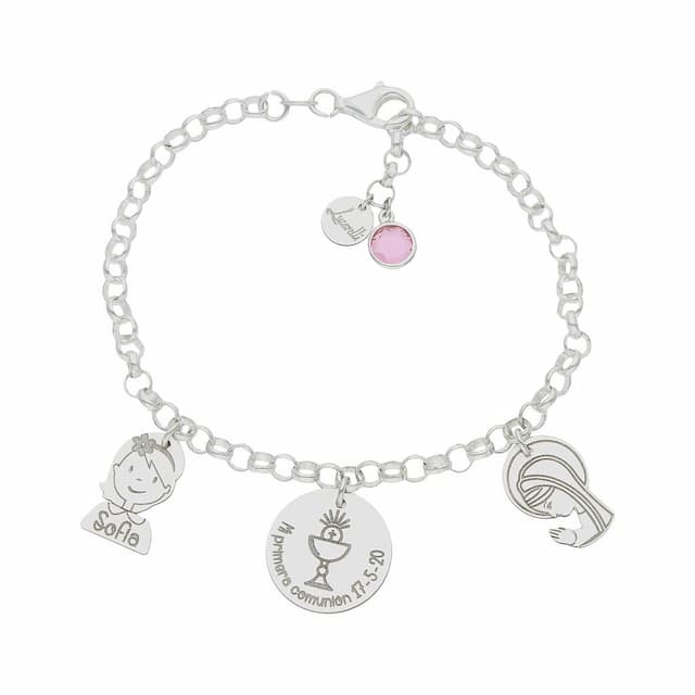 Imagen del productoPULSERA MI HISTORIA PLATA 925MM COMUNION