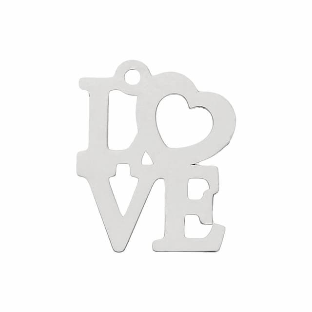 Imagen del productoMI HISTORIA - ABALORIO PLATA 925MM LOVE