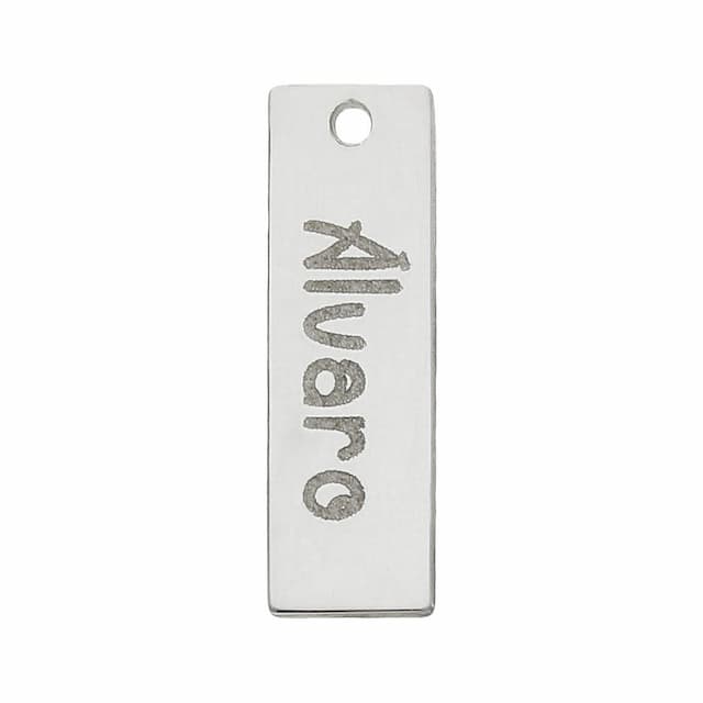 Imagen del productoMI HISTORIA - ABALORIO PLATA 925MM CHAPA