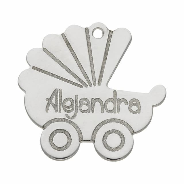 Imagen del productoMI HISTORIA - ABALORIO PLATA 925MM CARRITO
