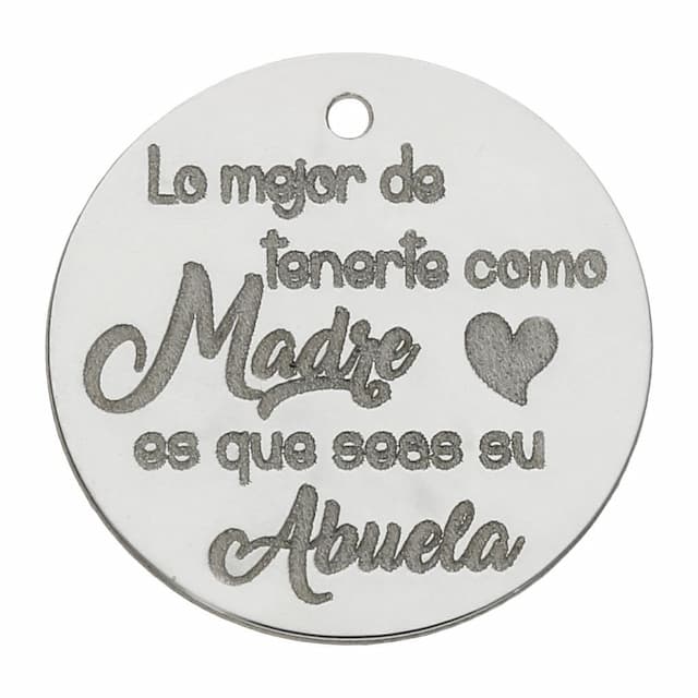 Imagen del productoMI HISTORIA - ABALORIO PLATA 925MM ABUELA