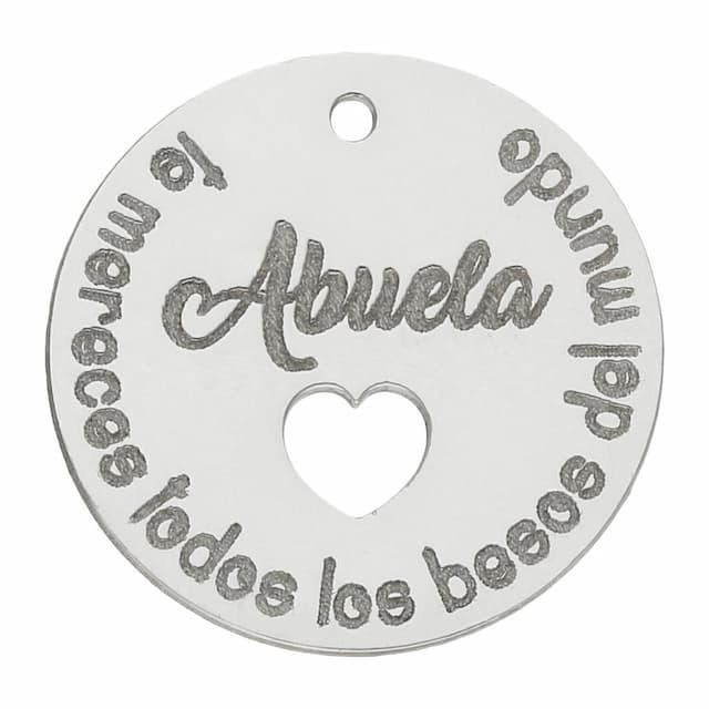 Imagen del productoMI HISTORIA - ABALORIO PLATA 925MM ABUELA