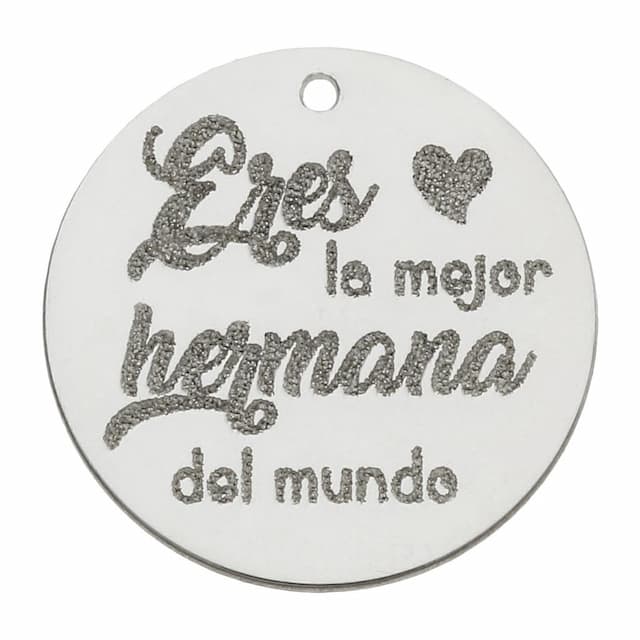 Imagen del productoMI HISTORIA - ABALORIO PLATA 925MM HERMANA