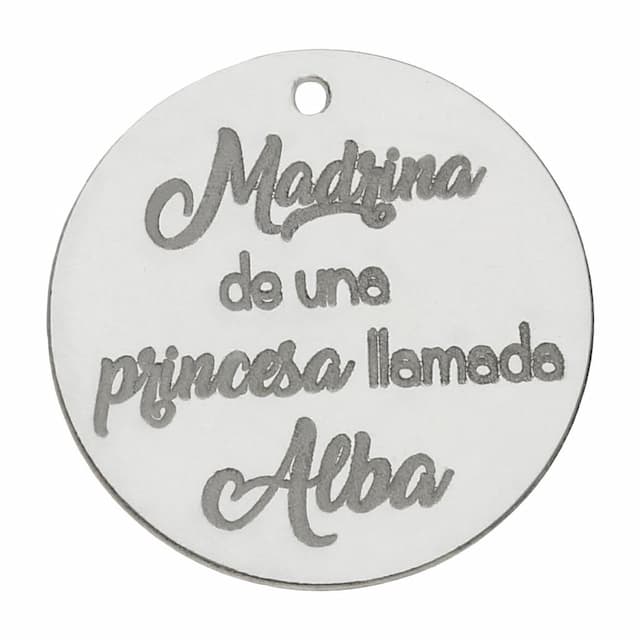 Imagen del productoMI HISTORIA - ABALORIO PLATA 925MM MADRINA