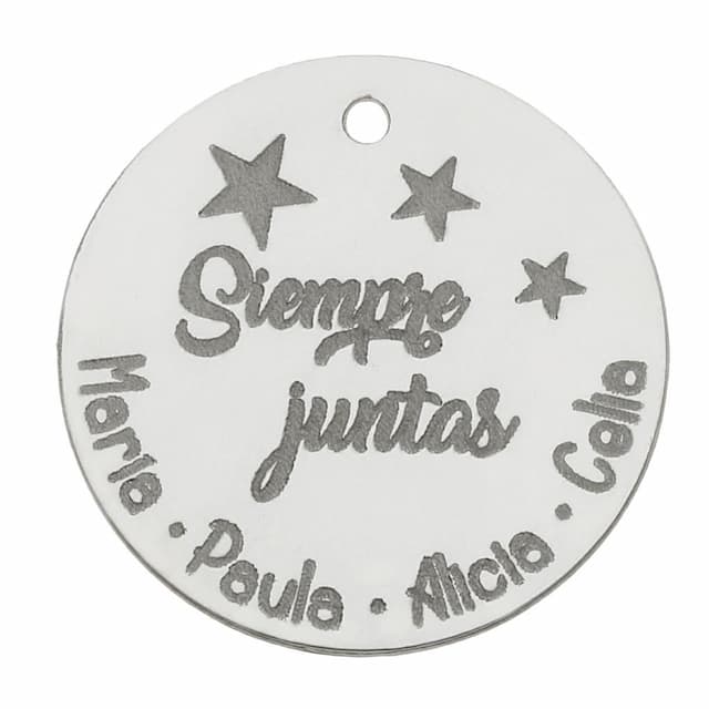 Imagen del productoMI HISTORIA - ABALORIO PLATA 925MM SIEMPRE JUNTAS