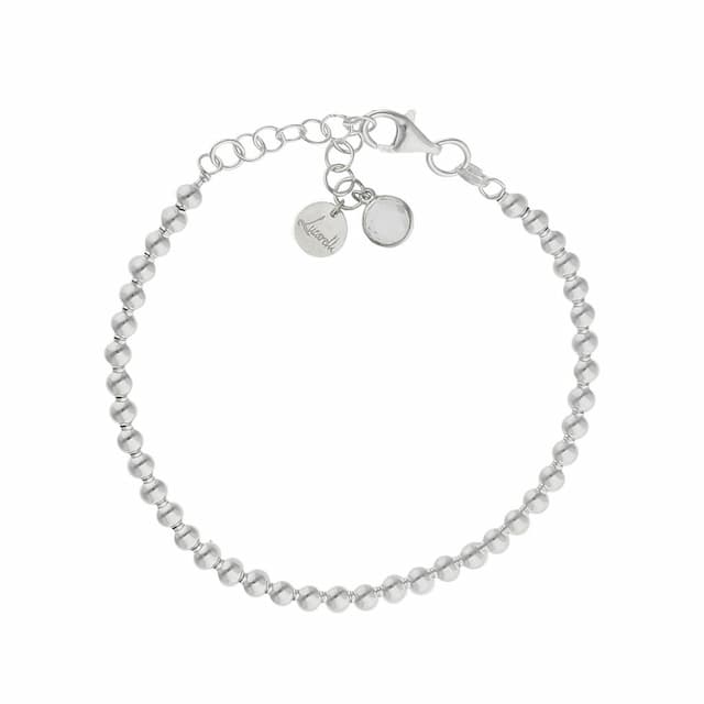 Imagen del productoPULSERA MI HISTORIA PLATA 925MM BOLAS - CIRCONITA