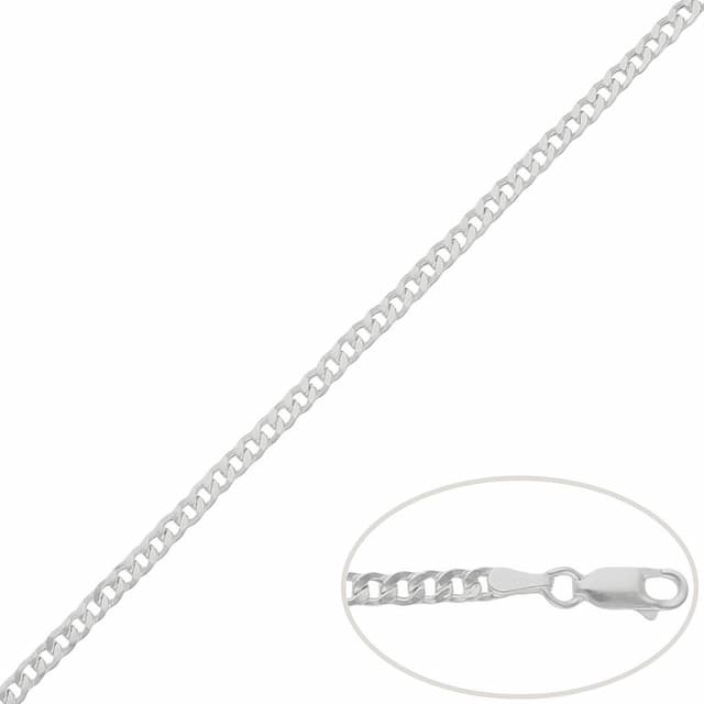 Imagen del productoCADENA PLATA 925MM BARBADA - 3MM