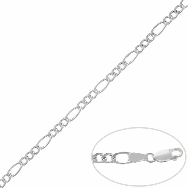 Imagen del productoCADENA PLATA 925MM 3x1 - 4MM