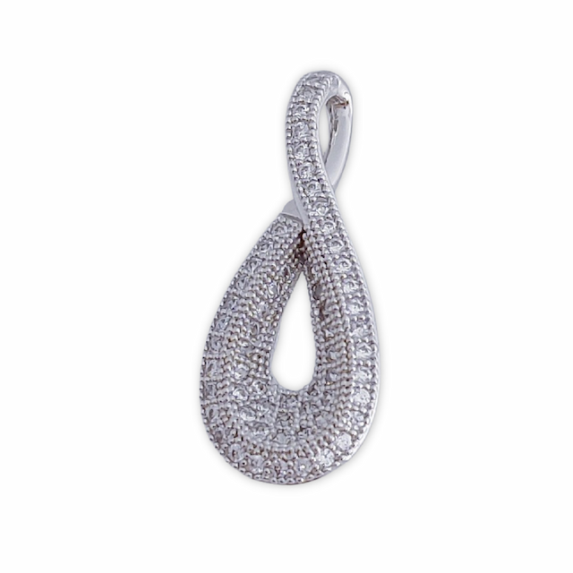 Imagen del productoCOLGANTE PLATA 925MM LAGRIMA CIRCONITAS