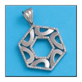 Imagen del productoCOLGANTE PLATA 925MM CIRCONITAS