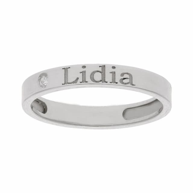 Imagen del productoSORTIJA PLATA 925MM - 1 ANILLO PERSONALIZADO NOMBRE