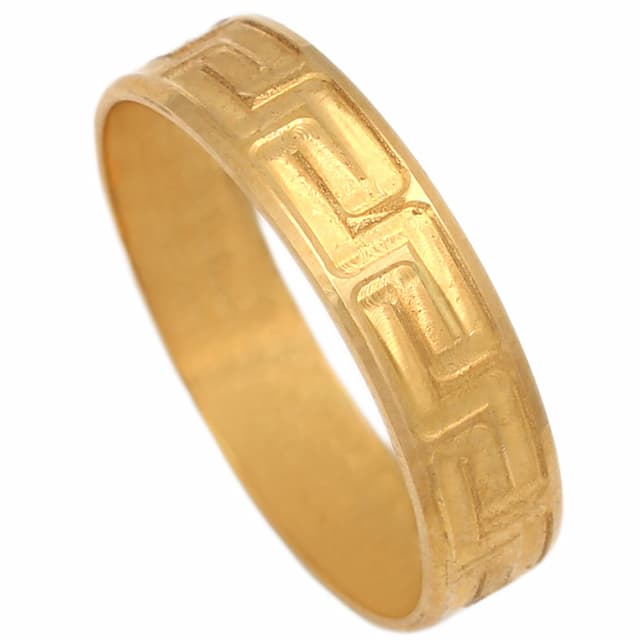 Imagen del productoALIANZA ORO 18KL TALLADA GRECA - 5MM