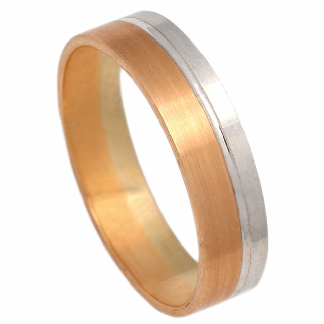 Imagen del productoALIANZA ORO ROSA - ORO BLANCO  18KL - 5MM