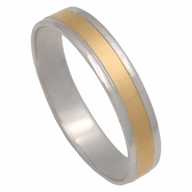Imagen del productoALIANZA ORO 18KL MATE - BRILLO - 4MM