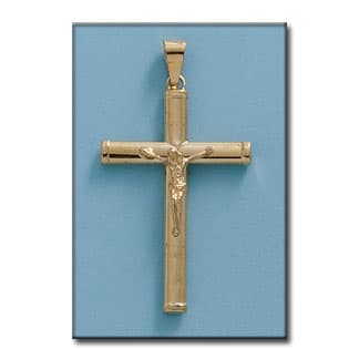 Imagen del productoCRUZ ORO 18KL CRISTO - 26X40MM