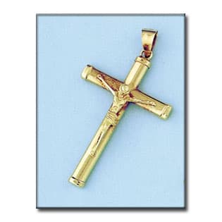 Imagen del productoCRUZ EN ORO DE 18KL CON CRISTO - 24X38MM