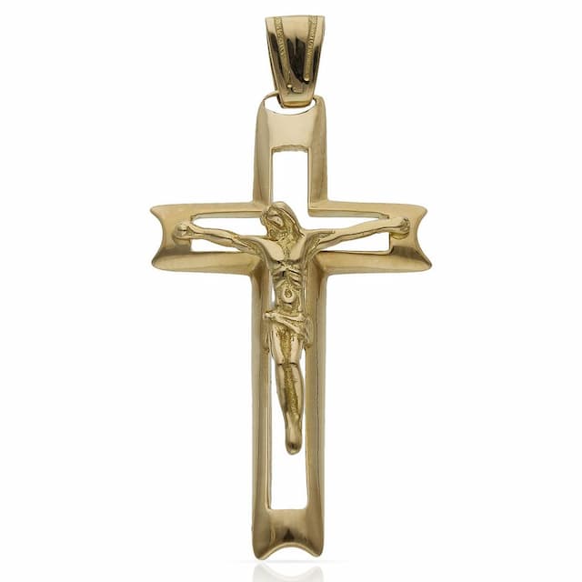 Imagen del producto CRUZ ORO 18KL CRISTO - 23X39MM