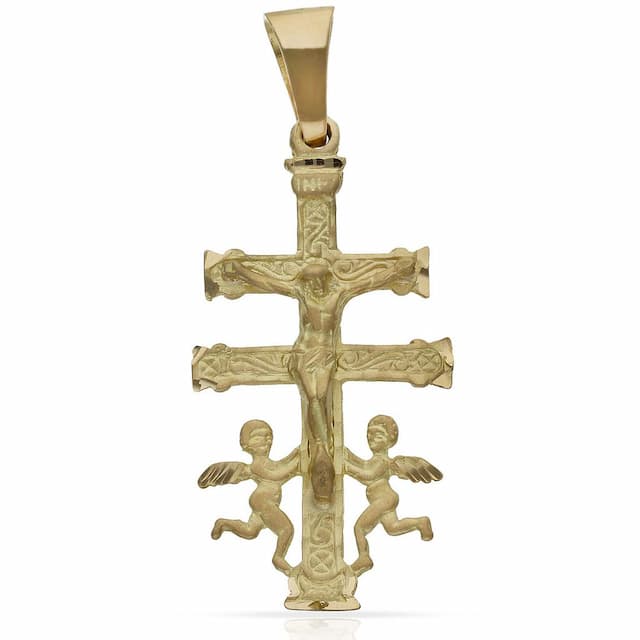 Imagen del productoCRUZ ORO 18KL DE CARAVACA - 29X39MM
