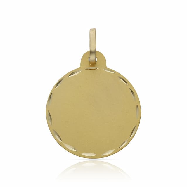 Imagen del productoDISCO ORO 18KL TALLADO - 19MM