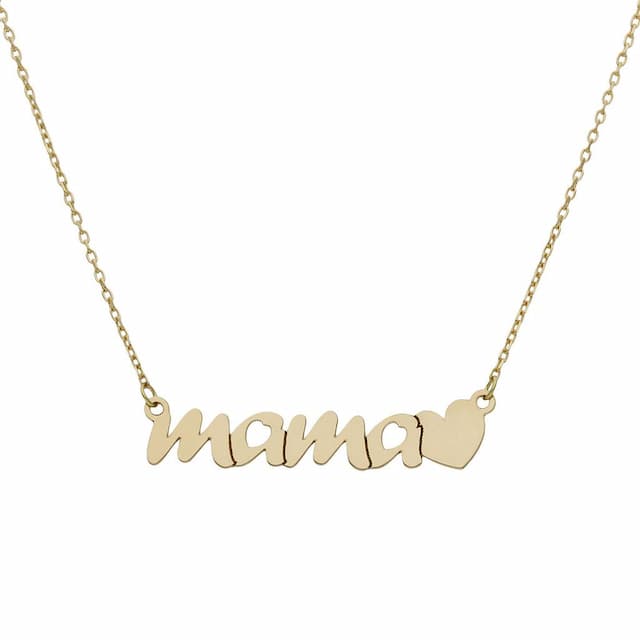 Imagen del productoGARGANTILLA ORO 18KL MAMA + CORAZON