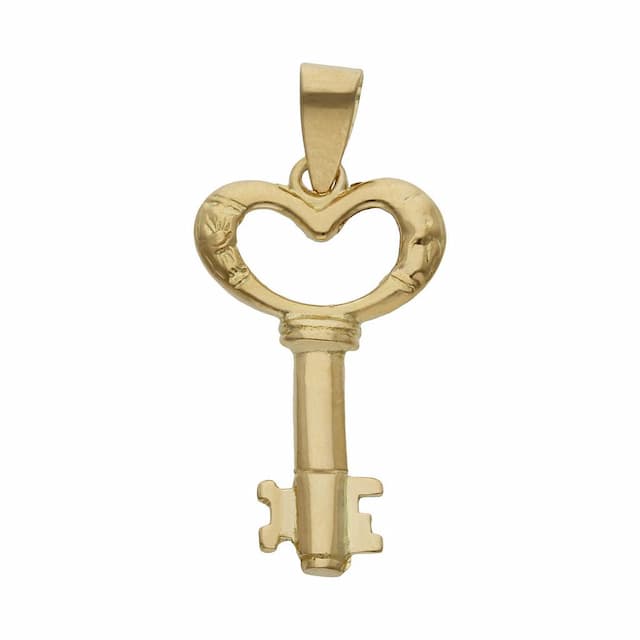 Imagen del productoCOLGANTE ORO 18KL LLAVE CORAZON - 13x23MM