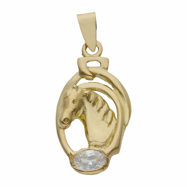 Imagen del productoCOLGANTE ORO 18KL CABALLO - 12X21MM