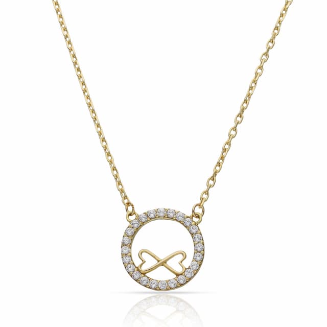 Imagen del productoGARGANTILLA ORO 18KL INFINITO CIRCONITAS