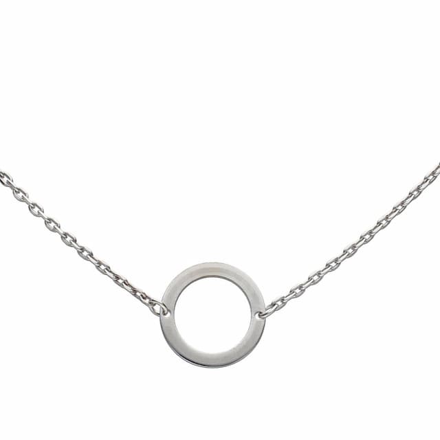 Imagen del productoGARGANTILLA ORO BLANCO 18KL CIRCULO