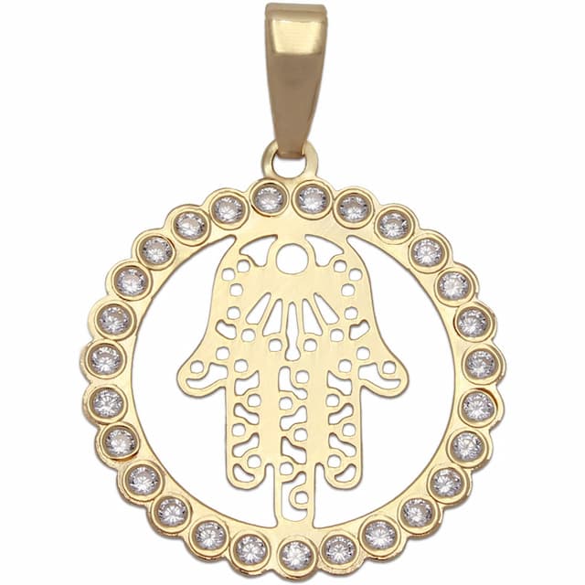 Imagen del productoCOLGANTE ORO 18KL MANO DE FATIMA - 19MM