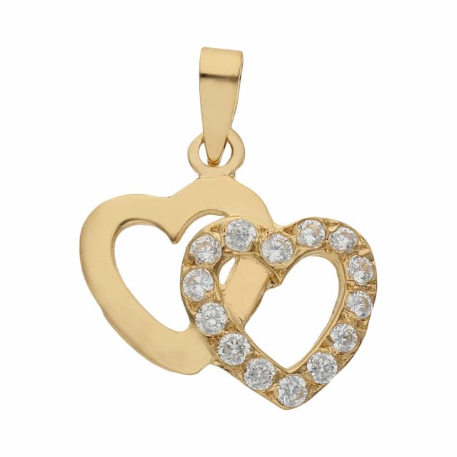 Imagen del productoCOLGANTE ORO 18KL CORAZONES