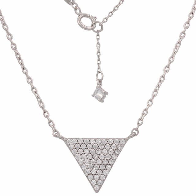 Imagen del productoGARGANTILLA ORO BLANCO 18KL TRIANGULO